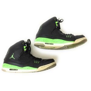 Nike Air Jordan SC-1 Black & Lime Basketball Shoes